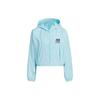Logo Jacket Short Hooded Women Outerwear Prayer-Blue JI6882