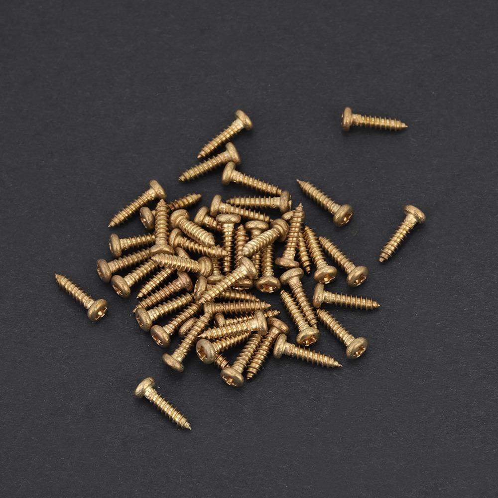 100PCS Metal Guitar Tuning Pegs Golden Color Machine Head Screws For Electric Guitar