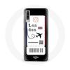 Case - Samsung - Galaxy A70 - Airplane Ticket London - Flexible - Protection