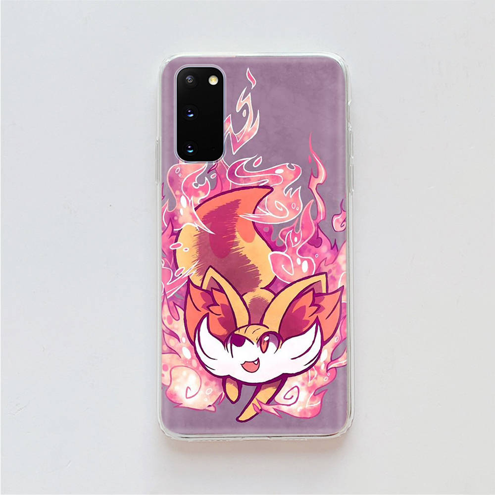 AP4 Fennekin Pokemon Прозрачный чехол для Samsung A04 A14 A23 A34 A54 M23 M33 M52 M53 Realme 10 9 C30S C35 C55 VIVO Y02 Y21 Y33S Y51 X80 V25 Чехол