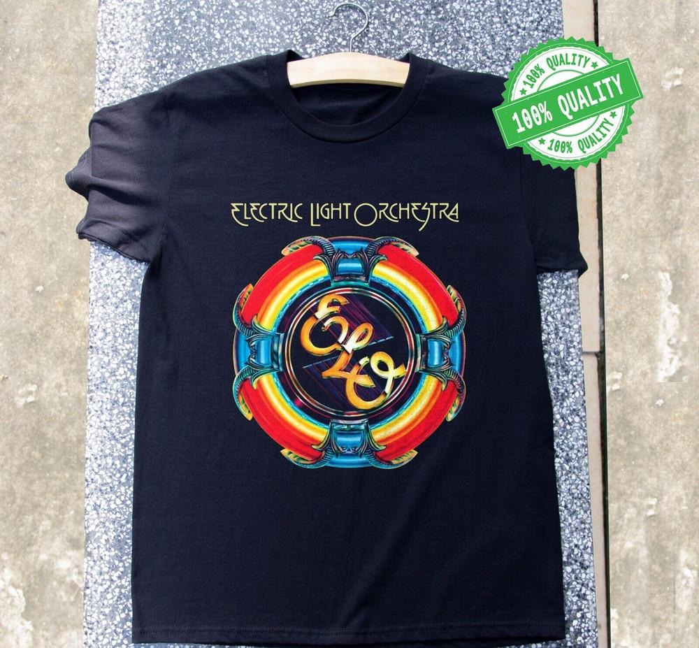 NEW Electric Light Orchestra ELO Anniversary T-Shirt Black Unisex T-Shirt