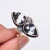 Белый бирюзовый буйвол - Кольцо из серебра 925 пробы с драгоценными камнями Невады V9433, черно-белое кольцо, грушевидное кольцо, подарок на День святого Валентина, подарок для нее, на день рождения G
