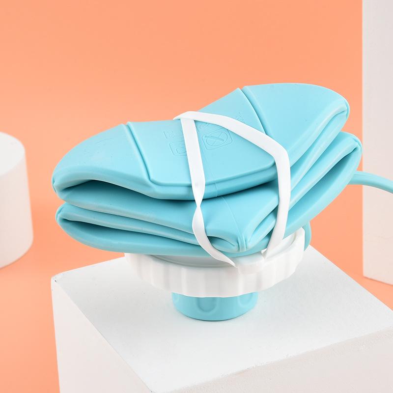 Складная силиконовая бутылка для воды большой емкости для занятий спортом на открытом воздухе и путешествий