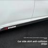 cxlqbm1 Car Door Side Skirt Car Body Decal Carbon Fiber Sticker For Mitsubishi Outlander I200 Pajero Eclipse ASX Lancer Space Delica Ex