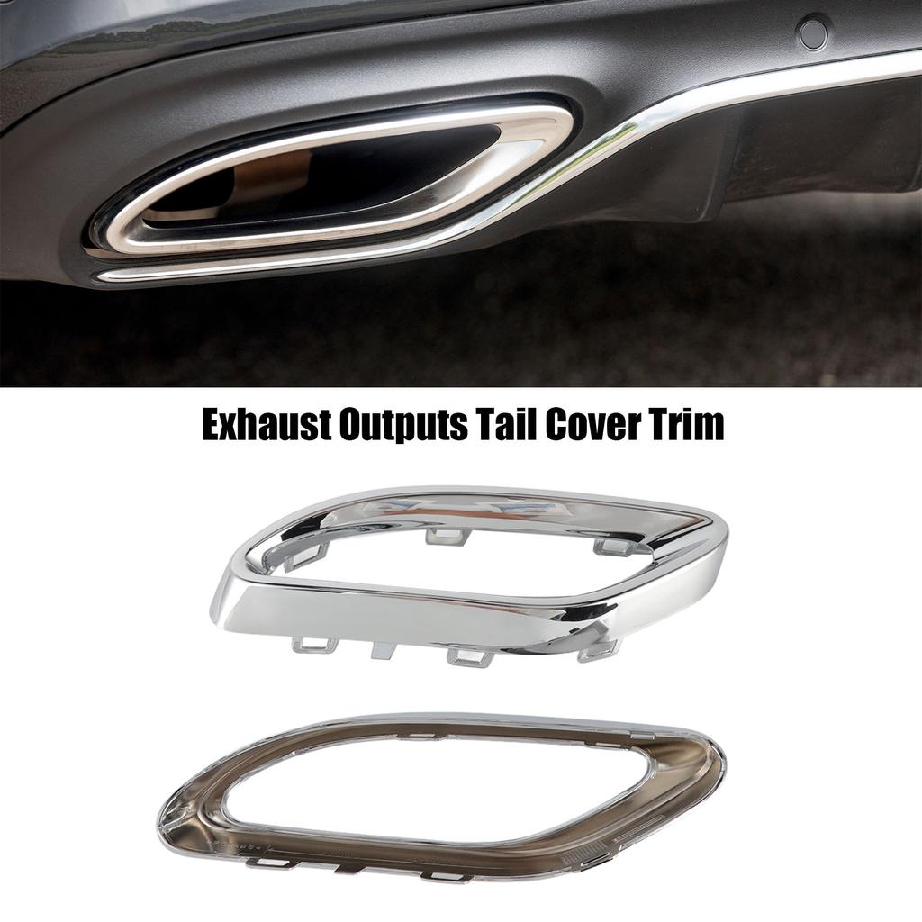 Хромированные накладки на выхлопные трубы Replacement для Mercedes‑Benz A B C E GLC CLS‑Class W177 W247 W205 W213 X253 C257