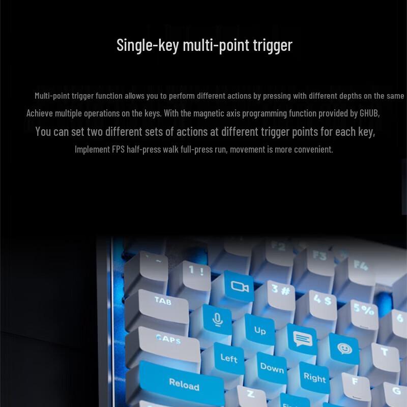 Logitech PRO X TKL RAPID Magnetic Switch RGB Gaming Keyboard