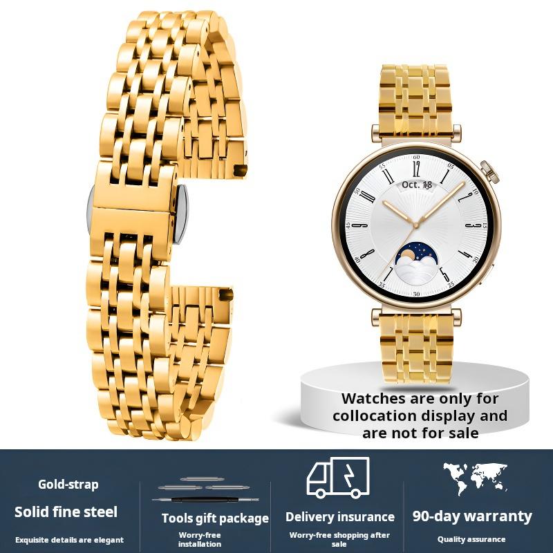 Quick Release Watch band For Huawei Gt5 Strap Gt4 41mm Gt 4 5 3 2 stainless Steel Metal Men women Rose gold accessories 18mm 22m