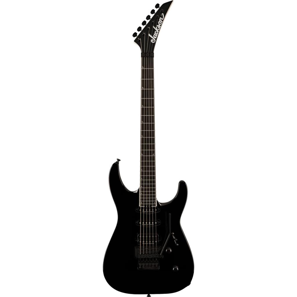Электрогитара JACKSON Jackson Pro Plus Series Ebony Deep Black с чехлом Soloist™ SLA3, накладка на гриф,