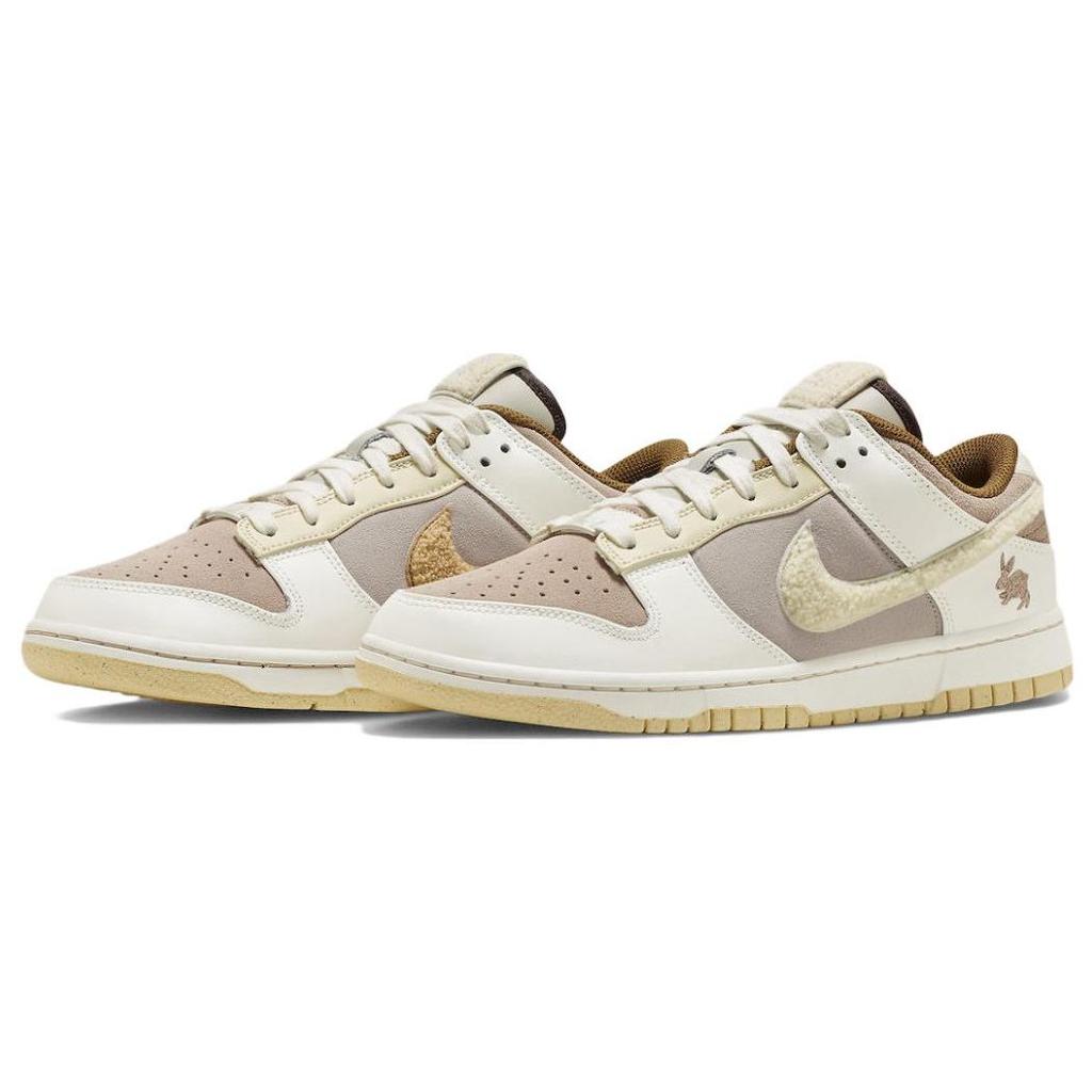 Nike Dunk Low Year of the Rabbit - Кроссовки унисекс Fossil Stone Brown Coconut-Milk Sail FD4203-211
