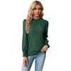 Ladies' New Versatile Work Four Seasons Leisure Daily Sexy Beautiful Loose Top Long Sleeve T-Shirt