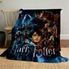 1 шт. Гарри Поттер, Хогвартс, Магическое уличное фланелевое одеяло, Всесезонное, Мягкое, Теплое, Декор для дома 1031210