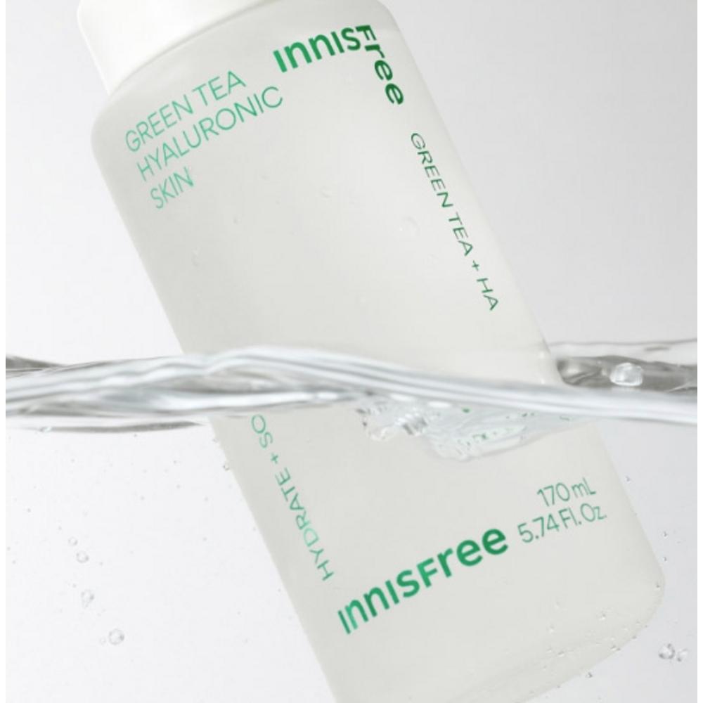 Innisfree New Green Tea Hyaluronic Acid Skin, 170ml, 1 Unit