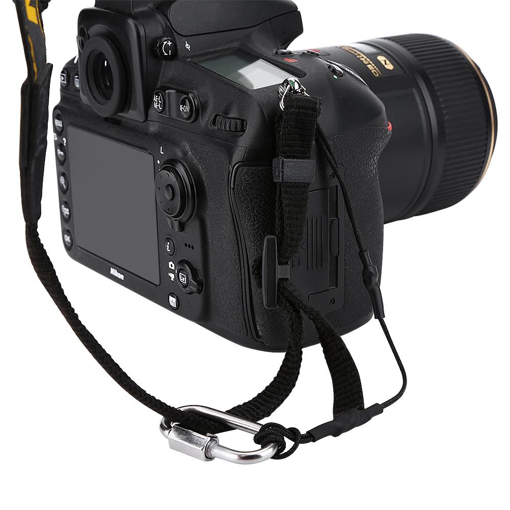 Universal Durable Camera Strap Safety Rope Tether with Clip Hook for DSLR Mirrorless Cameras