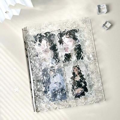 Водная рябь Прозрачный настольный фотоальбом с отрывными листами DIY Съемный декор для фотоальбома