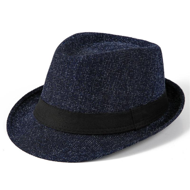 Цилиндр Мужская Винтажная Джазовая Шляпа Весна Лето Осень Шляпа для Костюма Британская Шляпа Джентльмена