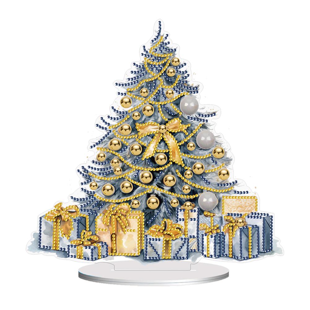 Special Shape Christmas Tree Diamond Painting Tabletop Ornament DIY Diamond Art Table Decor Diamonds Painting Desktop Decoration