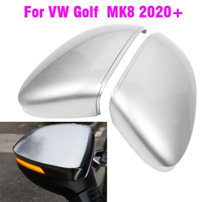Для VW Golf 8 MK8 ID3 Накладки на зеркала Колпачки Чехол для зеркала заднего вида Матово-серебристые накладки