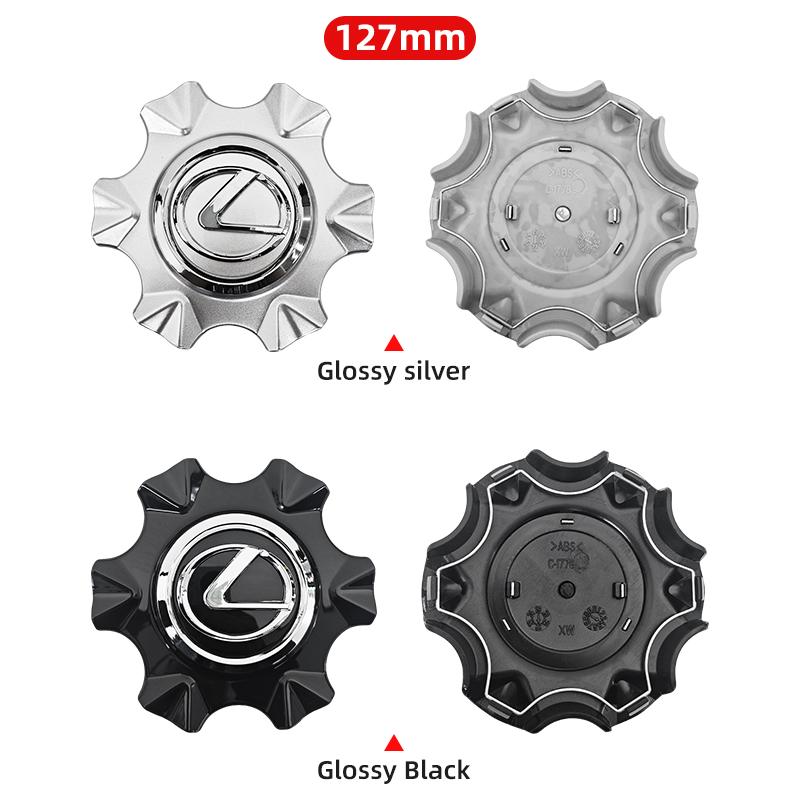 AIV1 4pcs 4260B-60500 4260B-60230 Car Wheel Center Cap Logo Hub Cover Badge Emblem for Lexus Lx570 LX450 LX460 GX460 Accessories