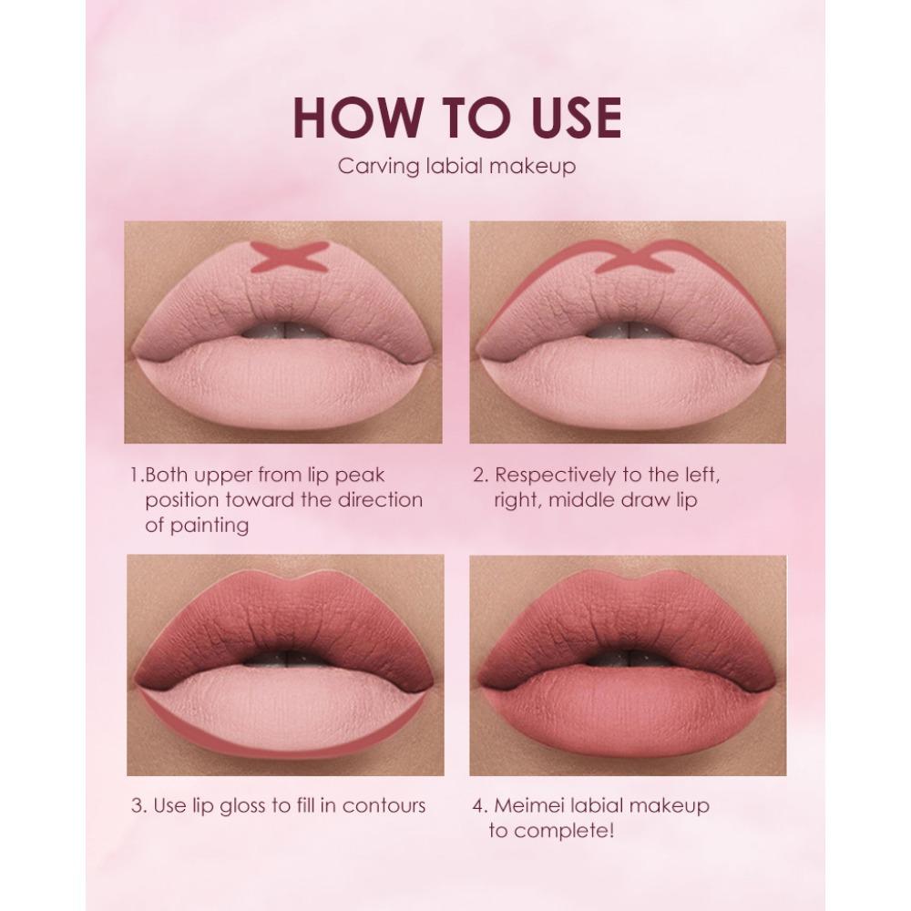 Langmanni Новый блеск для губ 6 + 6, комбинация ручек для губ, 12 наборов туманных матовых матовых губ, великолепная подарочная коробка