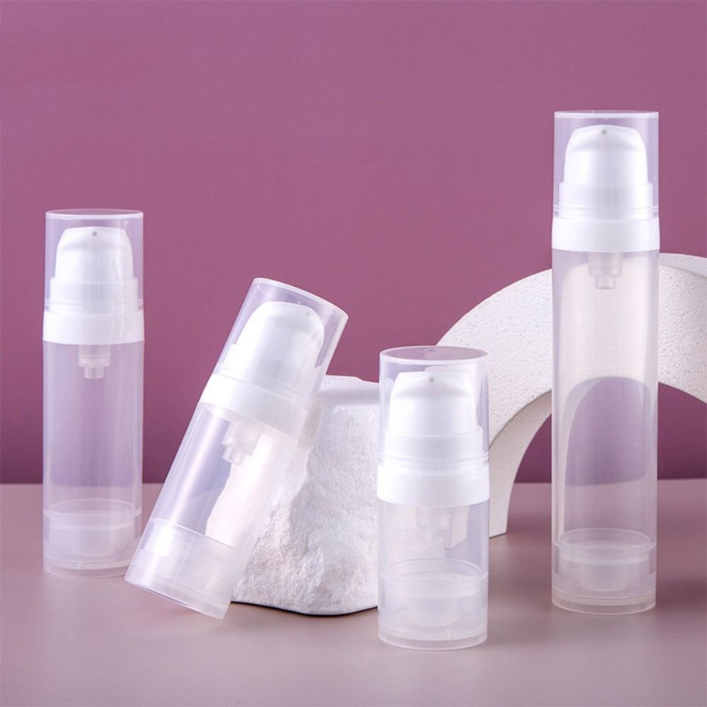 Женские туалетные принадлежности Многоразовые флаконы Косметический контейнер Безвоздушный флакон для лосьона Бутылки с вакуумным насосом