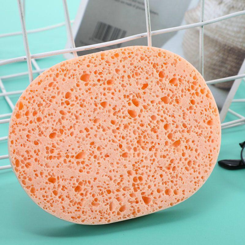 Утолщенная губка для очищения лица из древесной массы для глубокого очищения и снятия макияжа