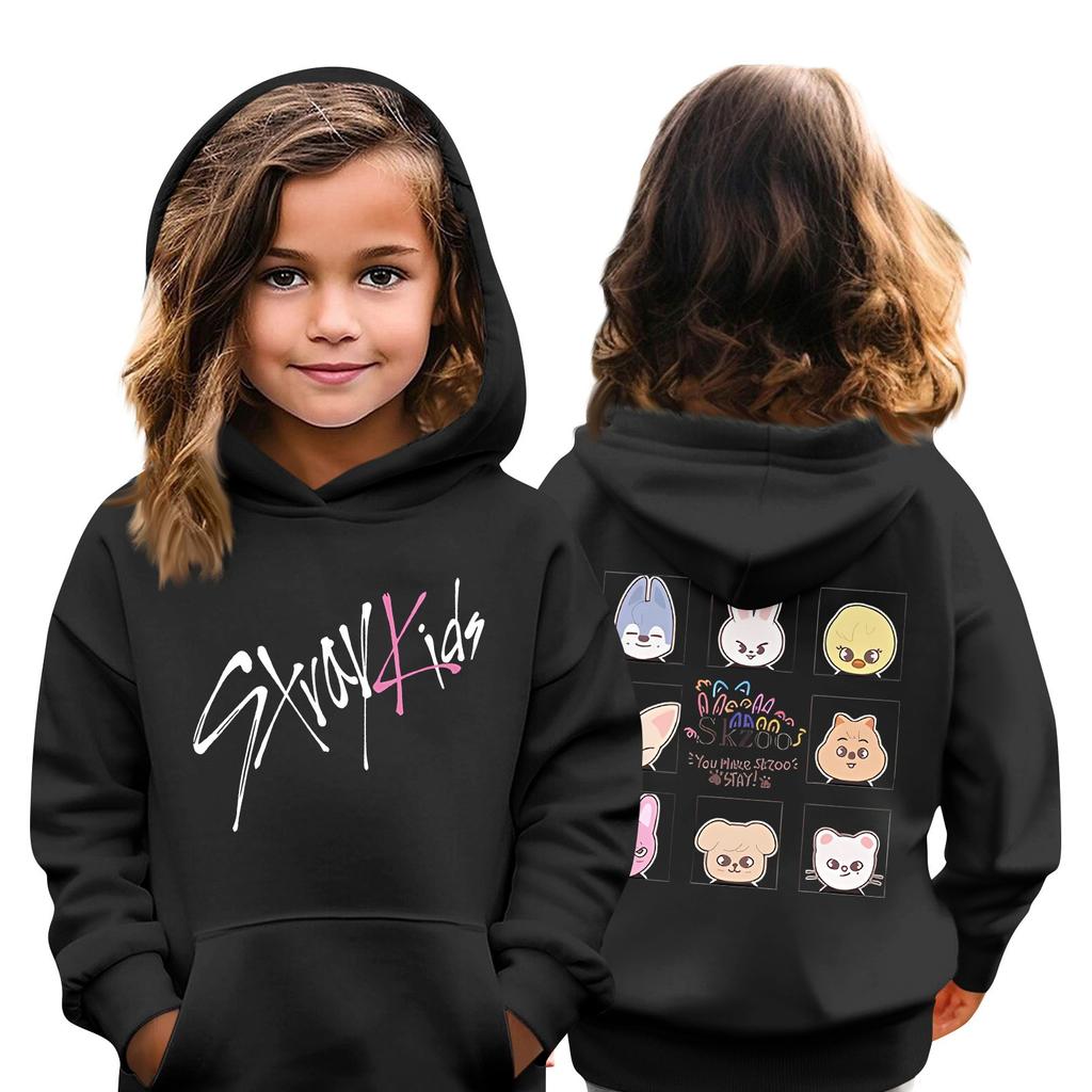 Kids Fashion Casual Top Stray Kids Korean Combo Printed Pullover Sweatshirt