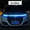 150 см светодиодные дневные ходовые огни Scan Starting Car Cap Decorative Lights DRL Auto Motor Cap Guide Decorative Ambient Lamp 12V