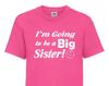 Big Sister T-Shirt, Pregnancy Announcement, Girls Baby Reveal