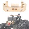 Brass Front Bumper Mount Servo Bracket Remote Control Model Accessory Fit for Traxxas TRX4 RC Car