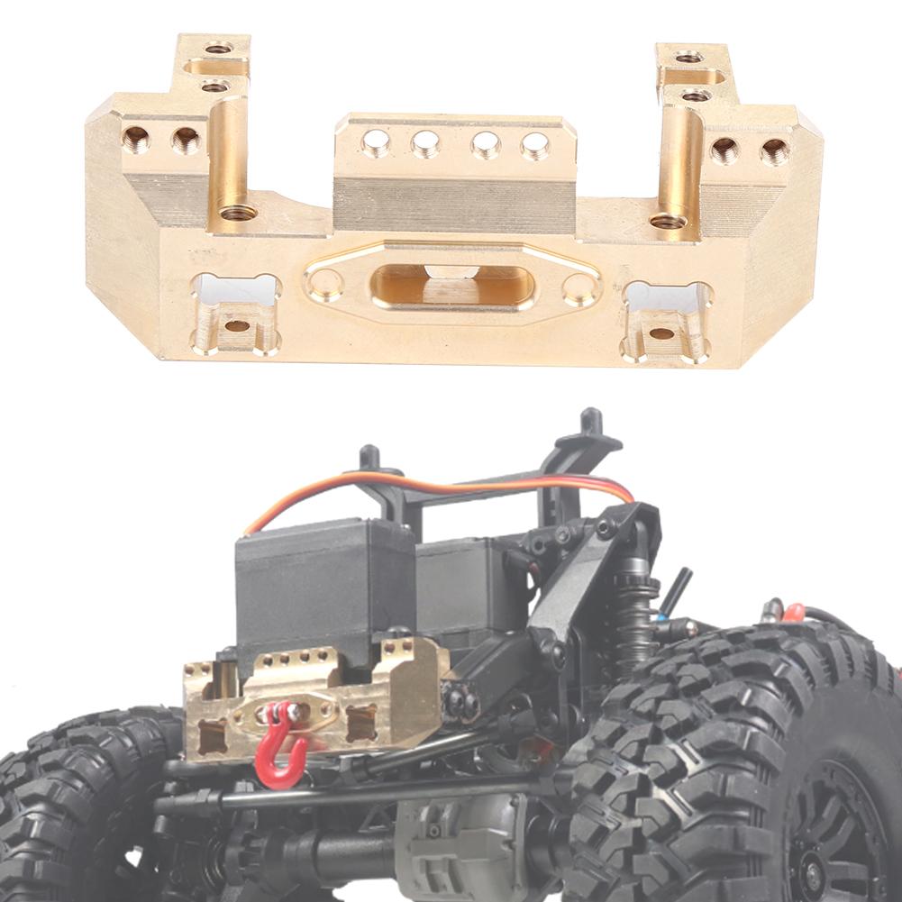 Brass Front Bumper Mount Servo Bracket Remote Control Model Accessory Fit for Traxxas TRX4 RC Car