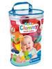 Clemmy Baby Мягкие развивающие кубики Clemmy для малышей от 6 месяцев, 20 штук, набор в мягкой сумке