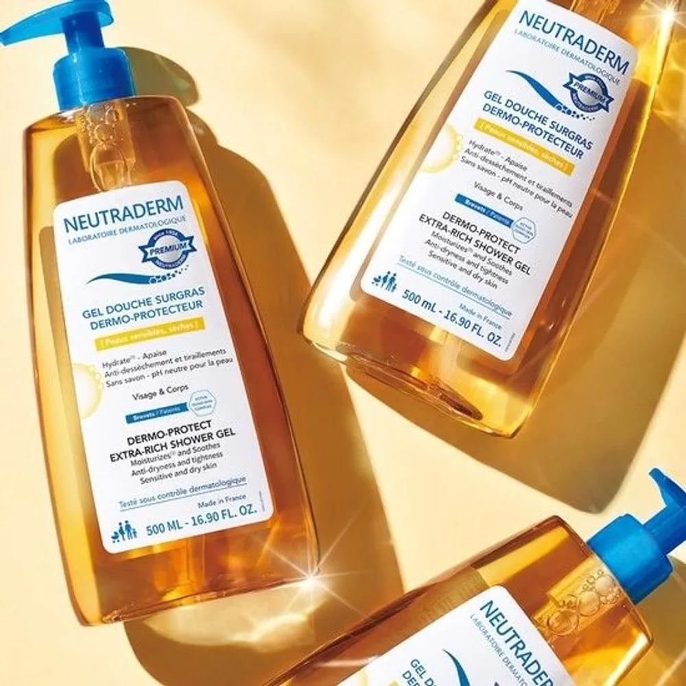 NEUTRADERM French Extra Rich Shower Gel 500ml (6 bottles)
