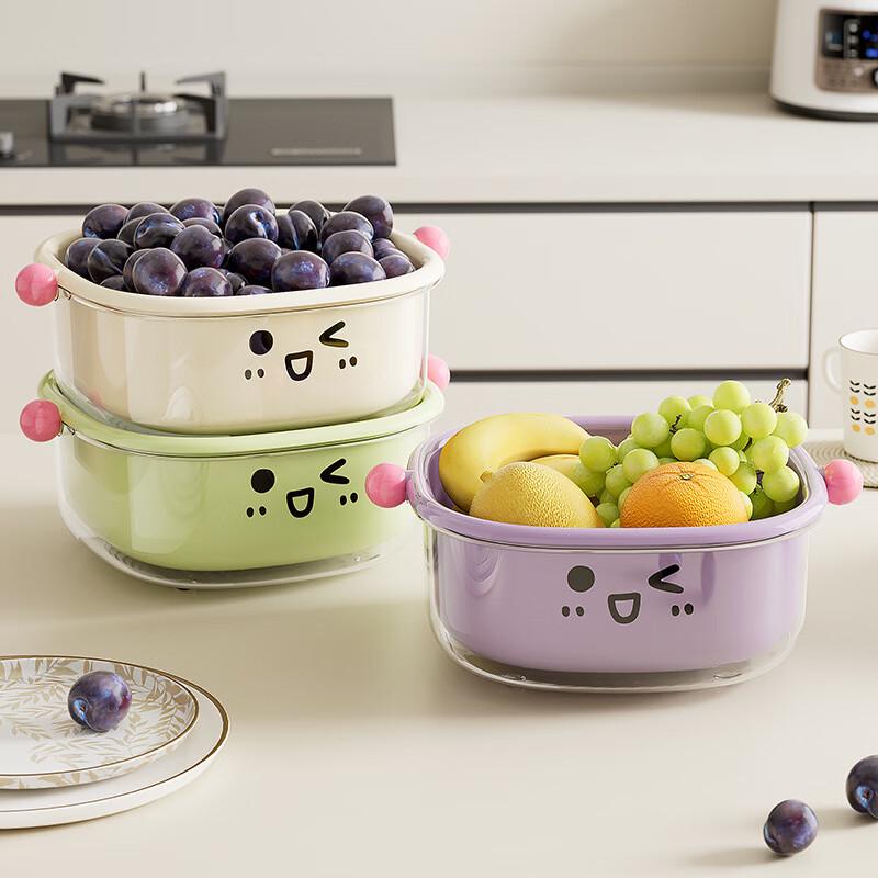Double-Layer Reversible Kitchen Drain Basket