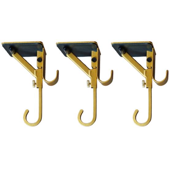 2-in-1 Fireplace Stocking And Garland Hanger Adjustable Heavy Duty Wreath Hanger No Drilling Mantel Stocking Holder for Christmas Decoration