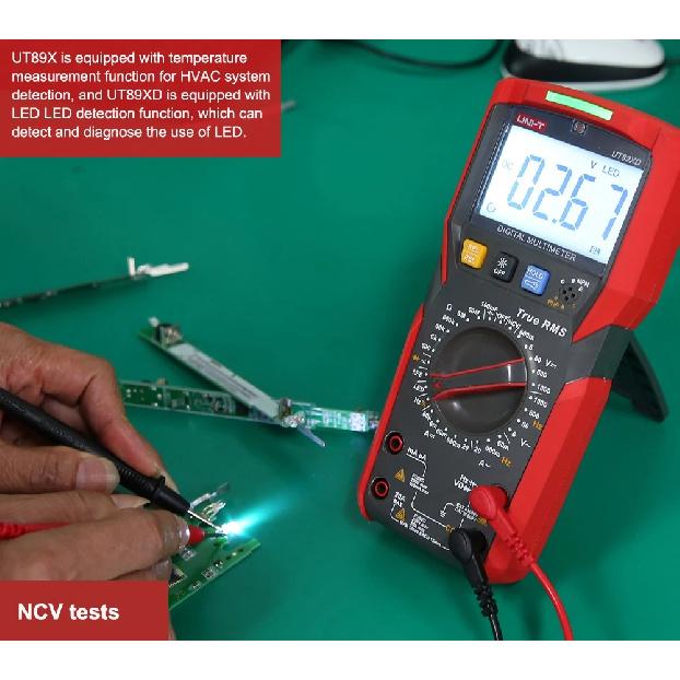 UNI-T UT89X/UT89XD Digital Multimeter True RMS Tester AC/DC Voltmeter Ammeter True RMS professional digital multimeter