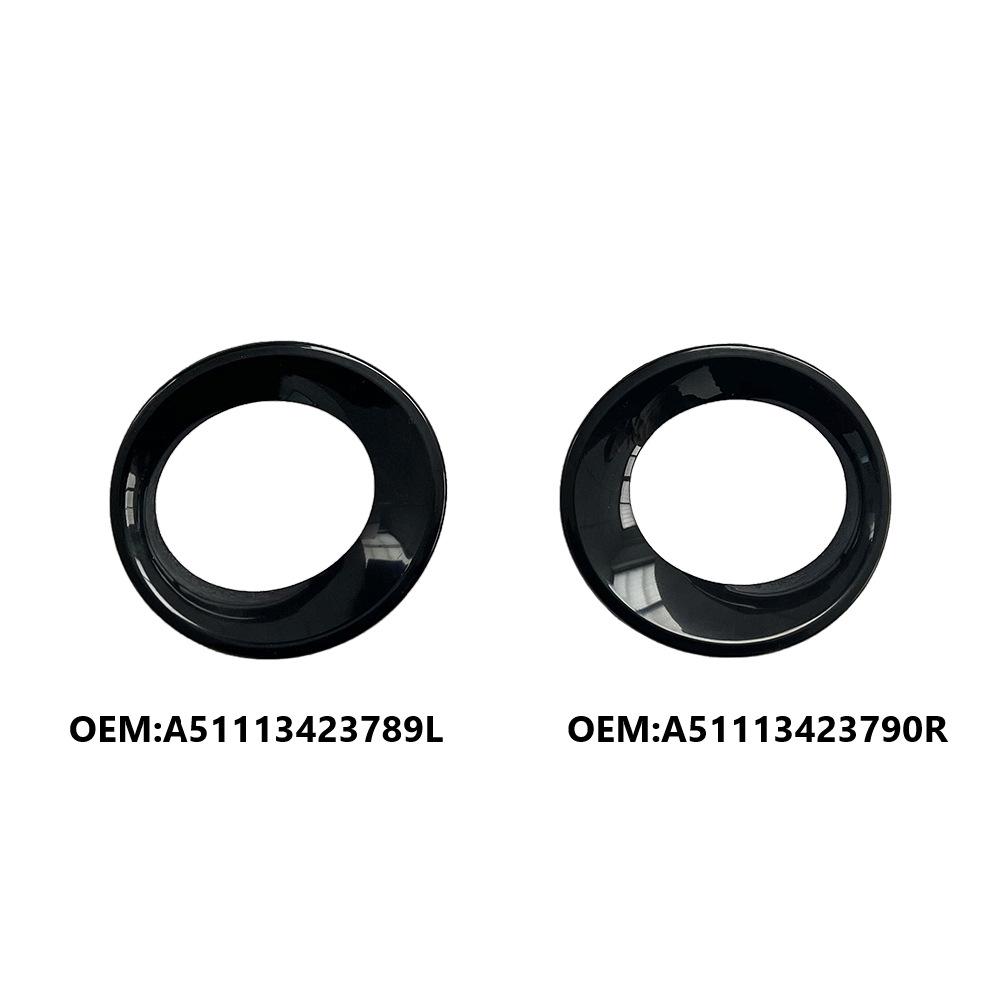 Накладка на противотуманную фару BMW X3 E83 LCI Рестайлинг 2007-2010 (Номера деталей: 51113423789, 51113423790)
