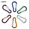 ZTTO 2 шт., карабин из алюминиевого сплава D-образной формы, пружинные крючки с защелкой, брелки для восхождения