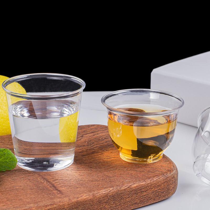 30/36/50 шт. Мини-прозрачные пластиковые рюмки для шотов, стаканчики для желе, пластиковые стаканчики, свадебная вечеринка по случаю дня рождения, кухонные аксессуары