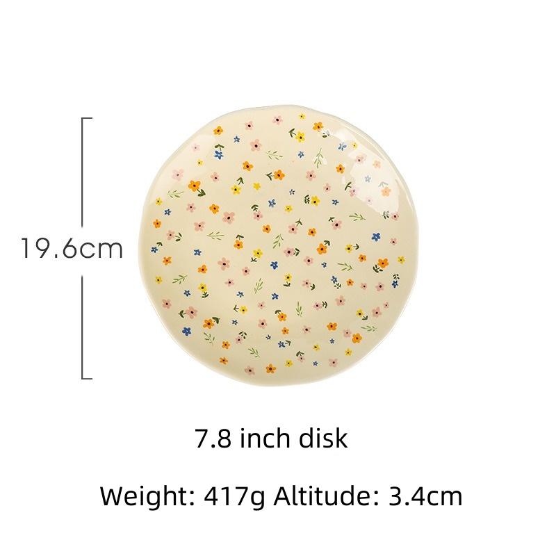 Оригинальная керамическая чаша в виде цветка, корейский стиль, интенсификация подачи, только внешний вид, рисовая чаша, домашняя миска и блюдо