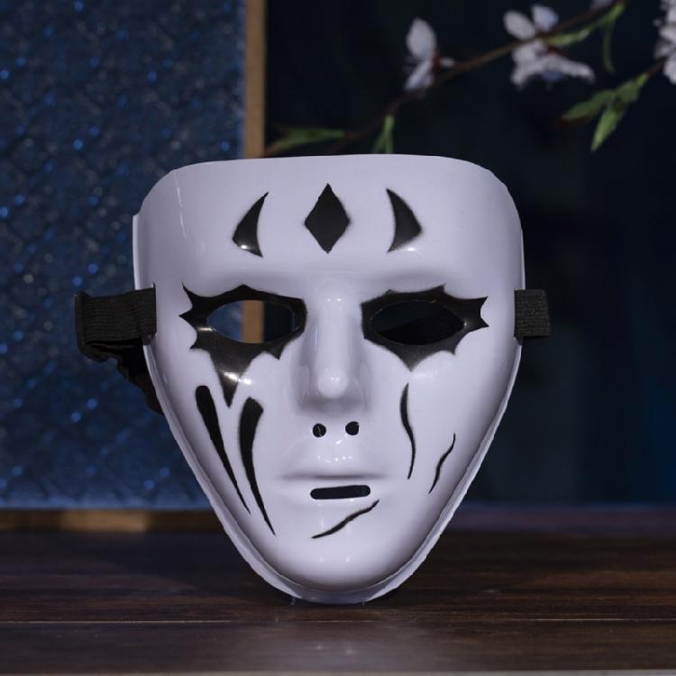 Halloween Fancy Dress Masks for Kids Adults Hand-painted Full Face Mask Street Dance Demons Step Mask for Masquerade