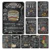 Delicate Fast Food Metal Tin Sign Home Room Wall Decor Plaque Vintage Restaurant Bar Cafe Kitchen Metal Posters Room Decoration