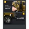 1/18 Scale Hummer H2 Alloy Off Road Car Diecast Metal Model Sound and Light Children Toy Collection of Hobby Decorative Fine Ornaments