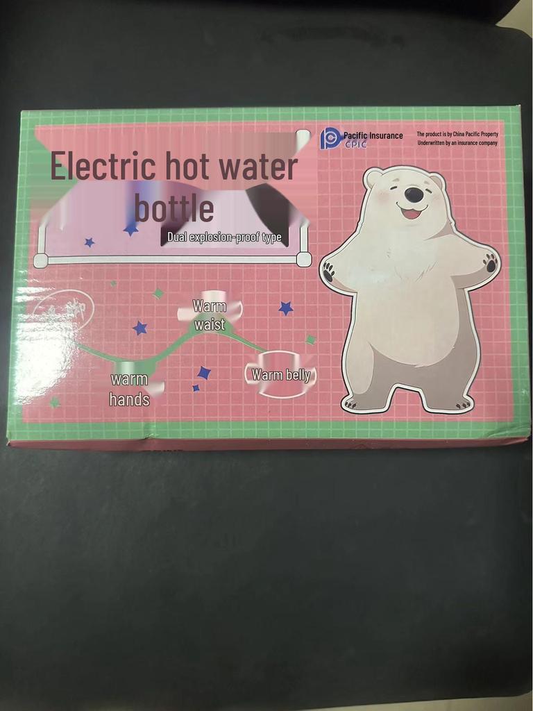 Multi-purpose Electric Hot Water Bottle: Hand, Waist, and Foot Warmer
