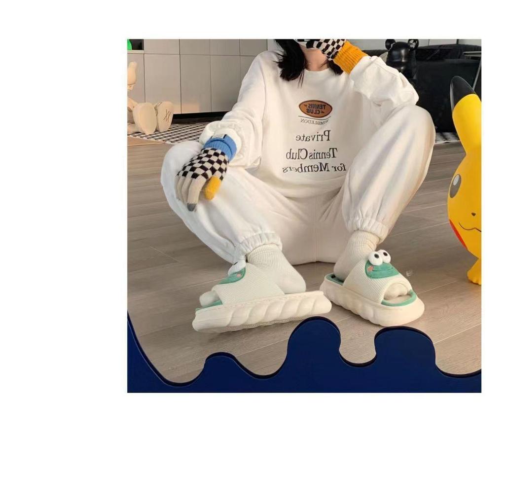 Breathable Linen Cartoon Slippers for Women & Men - Non-Slip Indoor Footwear for All Seasons