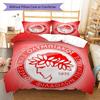 Olympiacos Bedding Quilt Set Quilt Cover Pillowcase Home Decoration Birthday Gift (1 * duvet cover + 2 * pillowcase, without core)