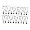 20Pcs Bungee Cord Balls Strap Multifunctional Indoor Outdoor Elastic Tarp Tie for Awing