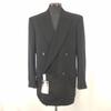 NEW Tag Unused Japan MIYUKI Formal Jacket Double Breasted 98A7 Men's L Black Ceremonial Outerwear(USED)