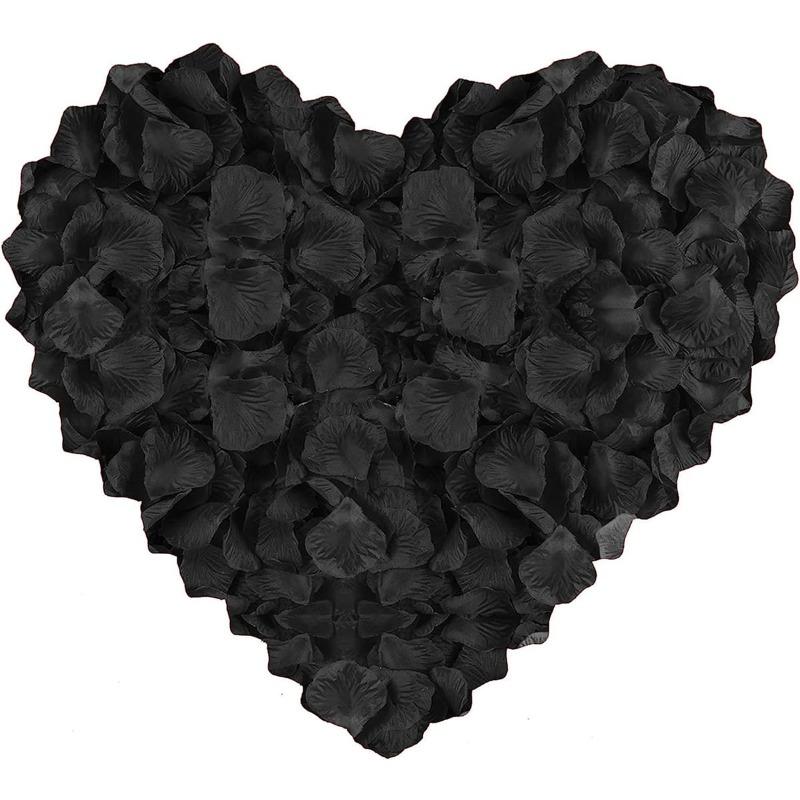 1000 шт. искусственных лепестков роз, искусственные лепестки роз, лепестки цветов для романтического вечера, дня святого валентина, предложения, годовщины, свадьбы, украшения