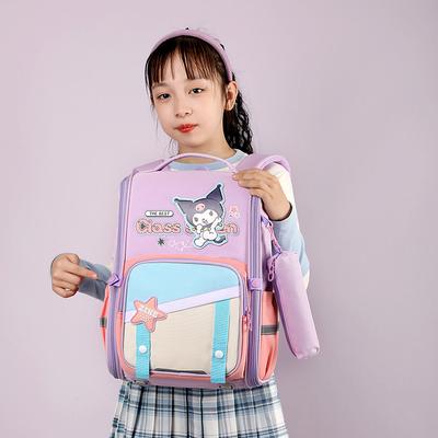 Рюкзак для начальной школы новый мультяшный для мальчиков и девочек большой вместимости с пространством легкий вес детский рюкзак