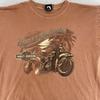 Мужская футболка байкера Harley-Davidson L/XL Raleigh Северная Каролина Мотоциклетная футболка